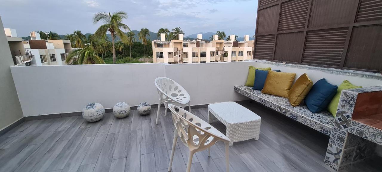 マンサニージョPenthouse Con Roof Garden, Experiencia Sin Igual.アパートメント エクステリア 写真